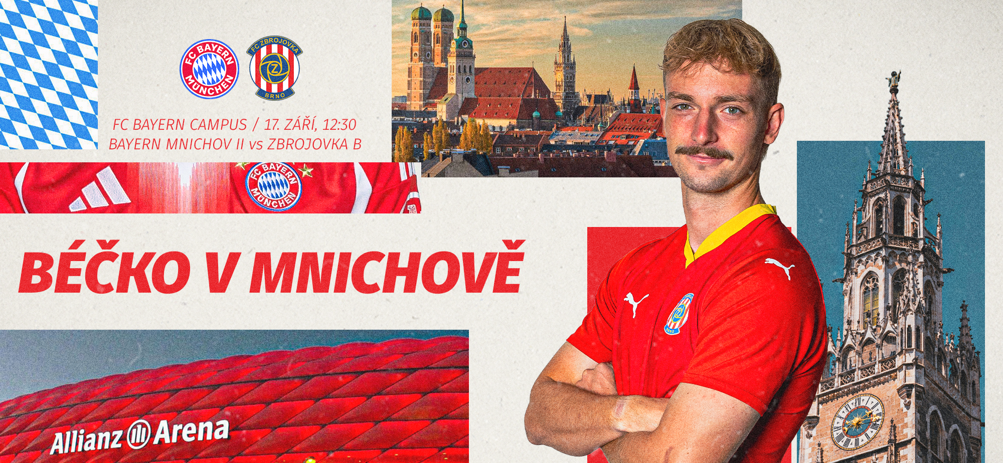 Zbrojovka B vyzve rezervu bavorsk�ho giganta