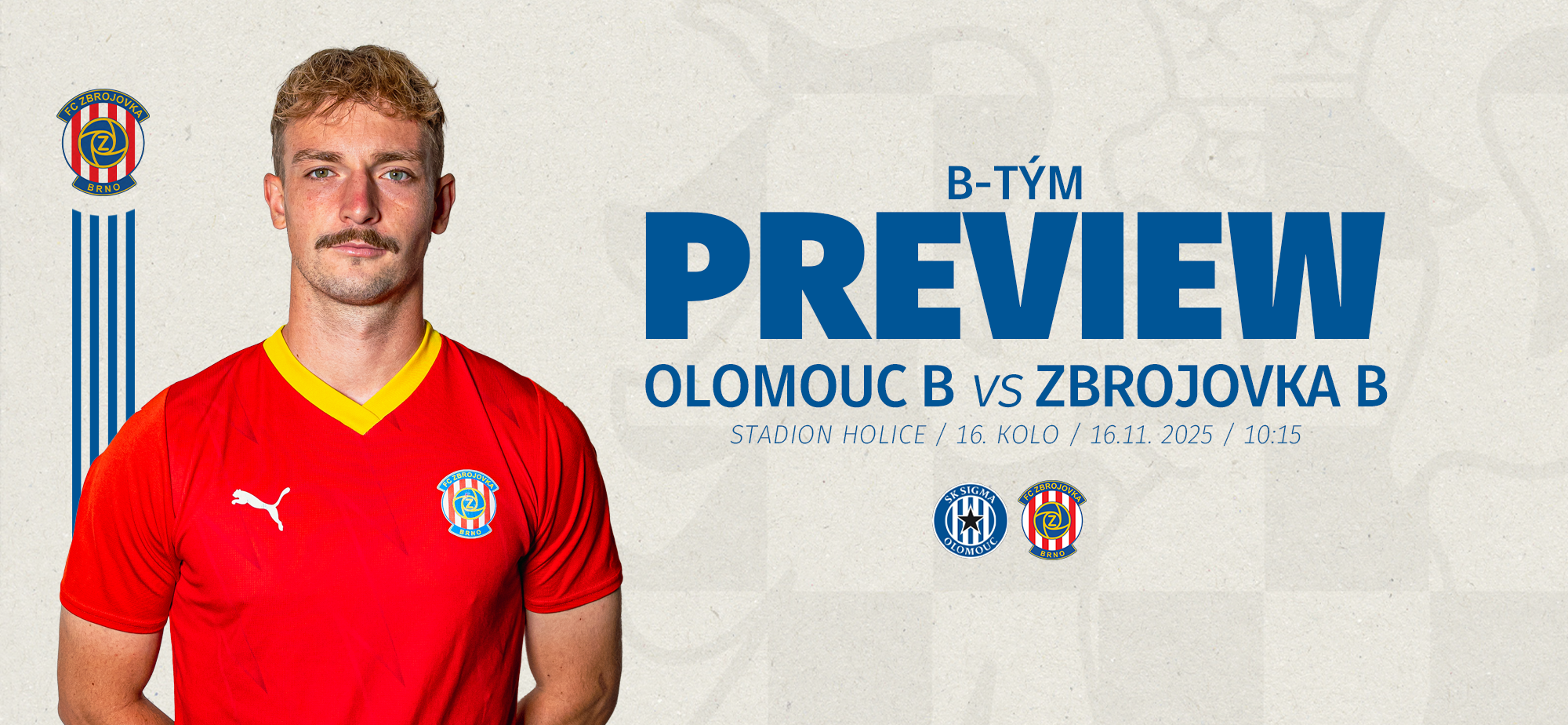 PREVIEW: Rezerva Zbrojovky ud�l� te�ku za podzimem proti b��ku Sigmy 