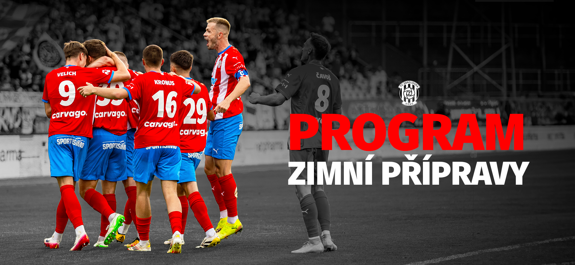 Program zimn� p��pravy A-t�mu Zbrojovky Brno