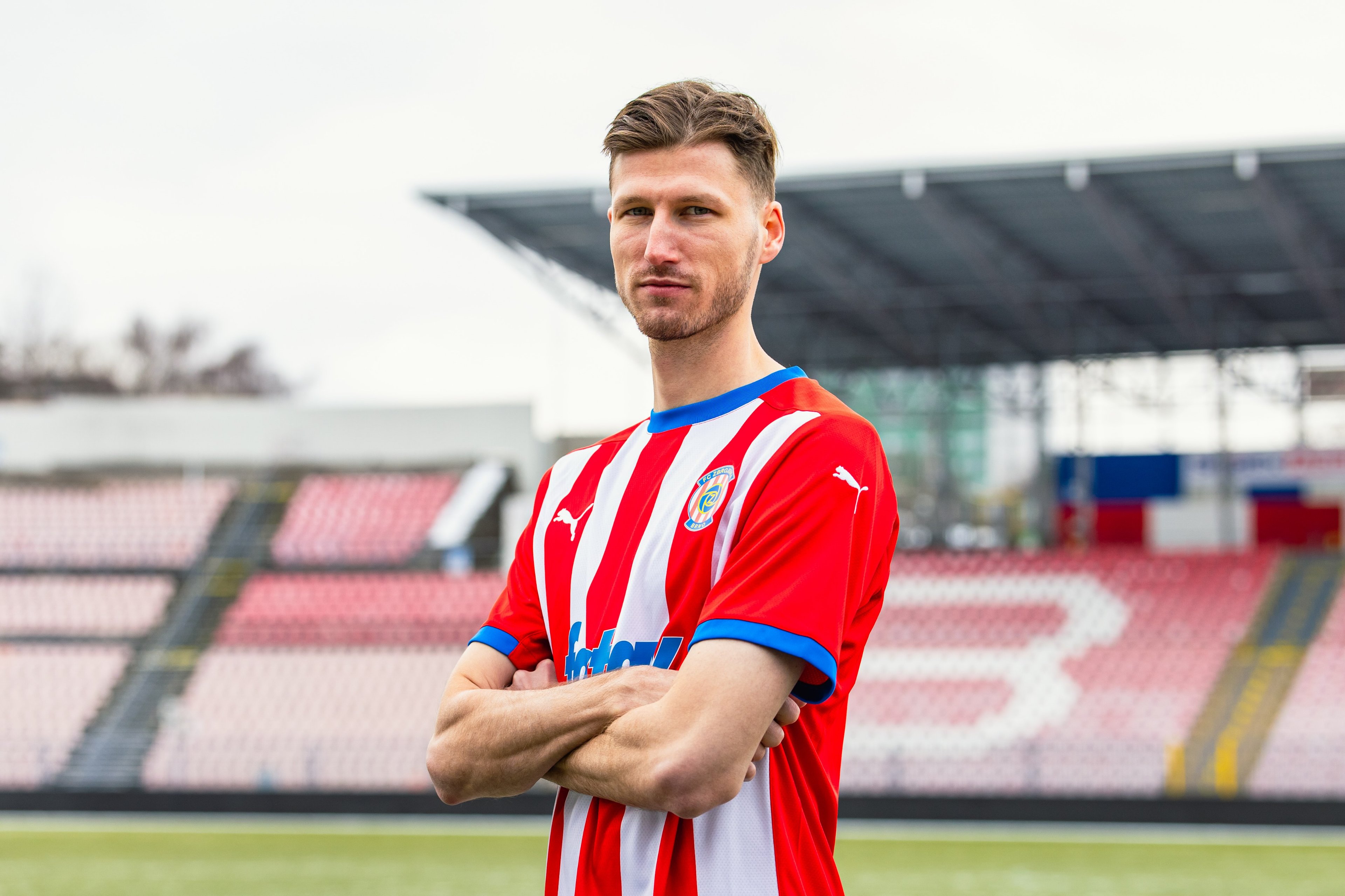 Z�lo�n�k Luk� Vorlick� p�ich�z� do Zbrojovky na p�lro�n� hostov�n�