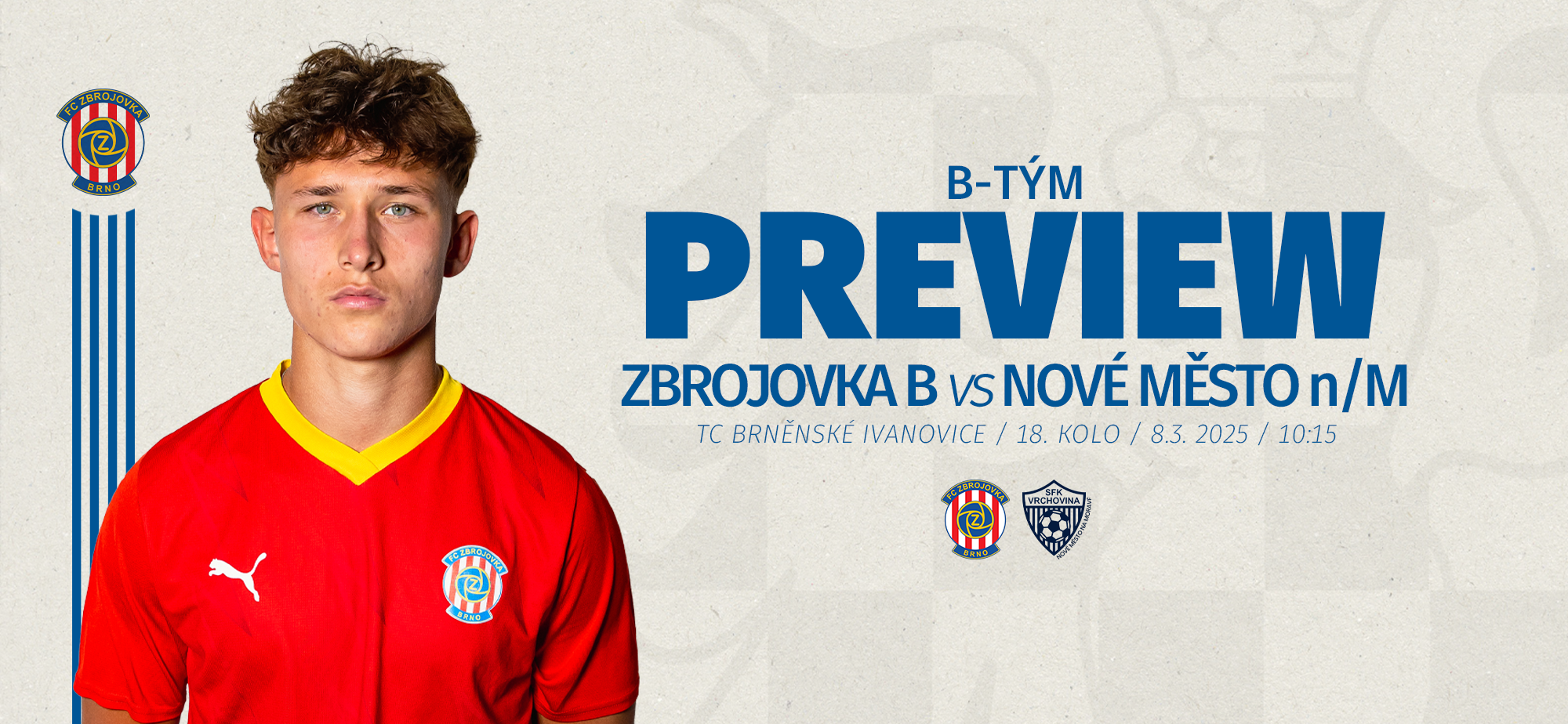 Rezerva Zbrojovky odstartuje jarn� ��st sezony proti Vrchovin�