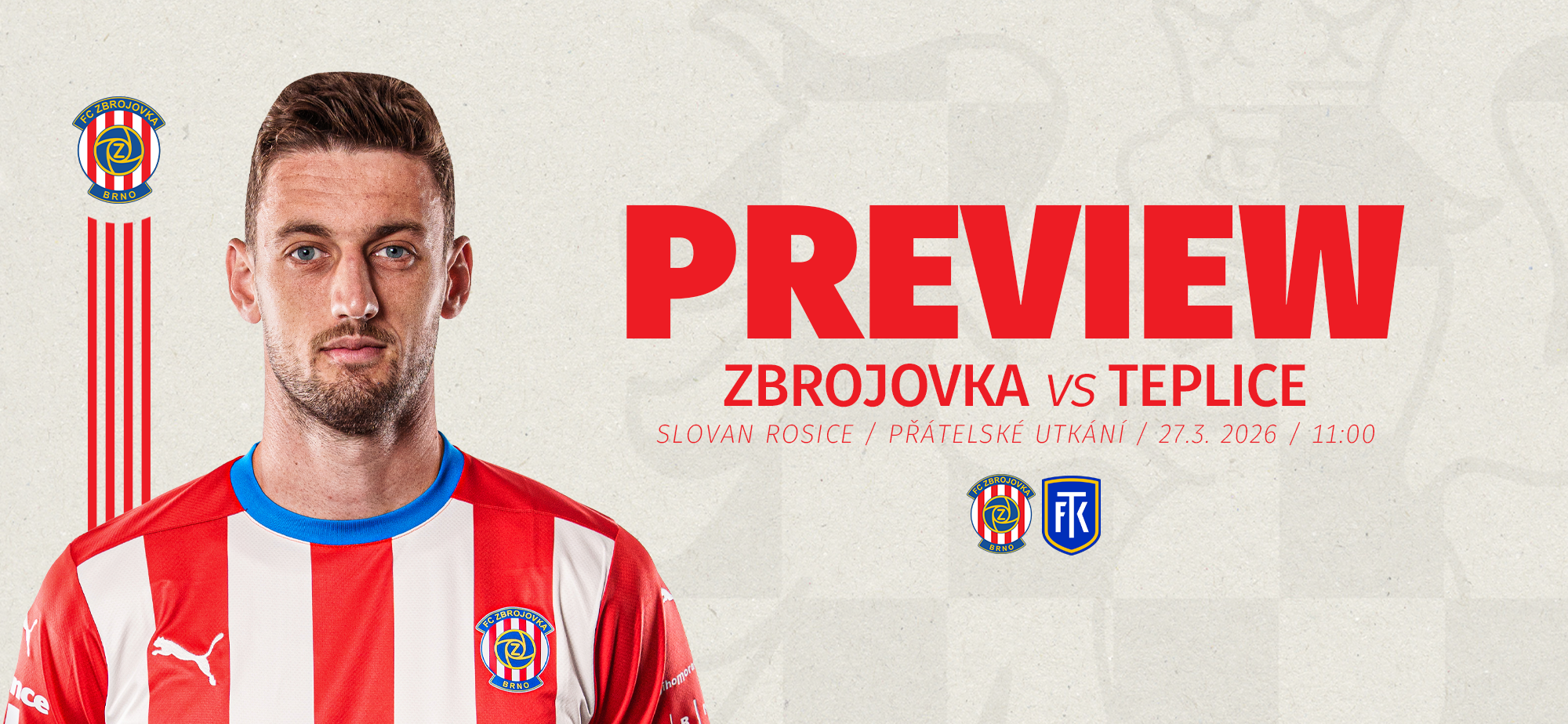 Zbrojovka se utk� v zaj�mav�m p��pravn�m duelu s Teplicemi