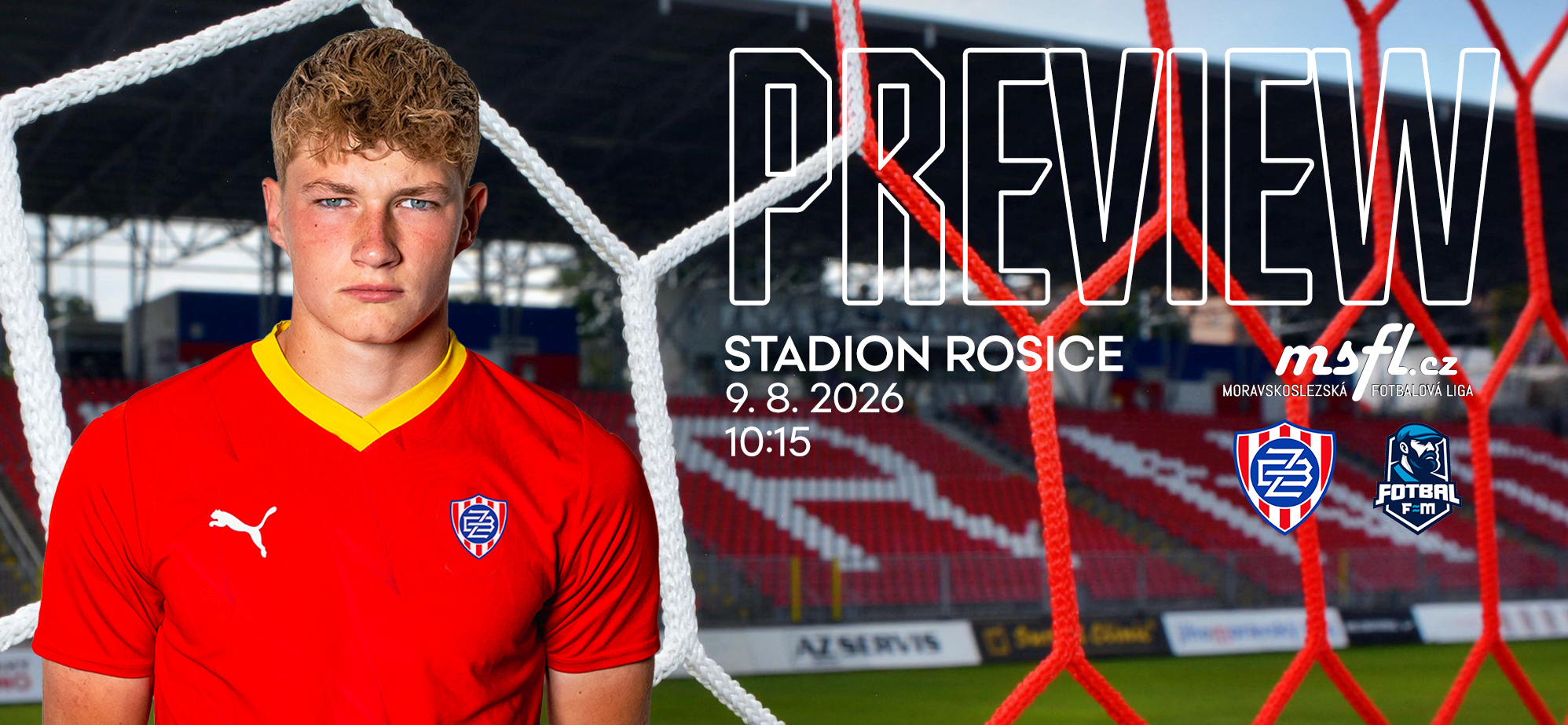 Rezerva Zbrojovky se poprv� p�edstav� doma, v Rosic�ch vyzve Fr�dek-M�stek