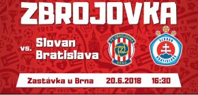 Zbrojovka ve vyrovnan�m z�pase porazila Slovan d�ky pohledn�m brank�m