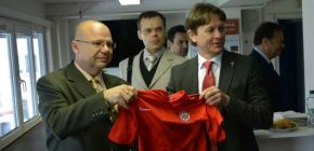 Brno nav�t�vili p�edstavitel� ma�arsk�ho Debrec�nu, �e� byla i o fotbale