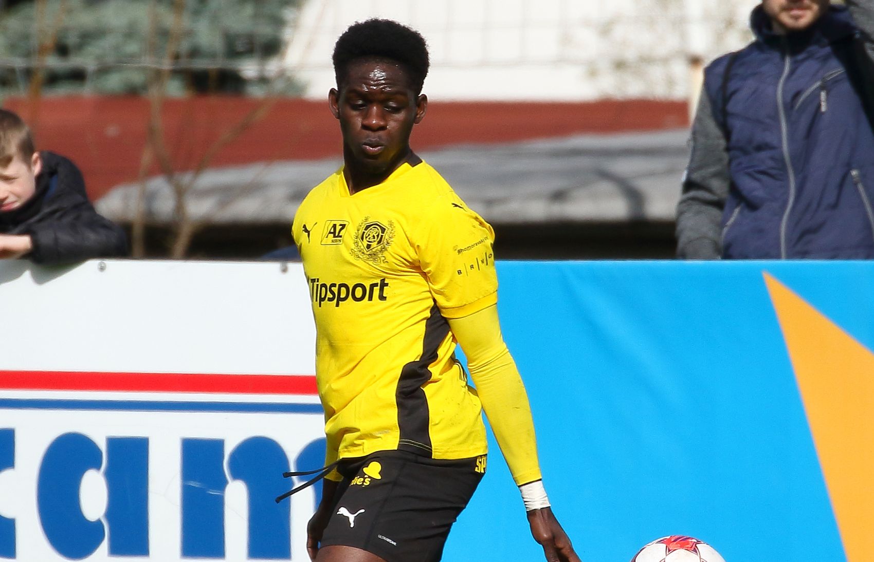 Proti D�nsku je nejv�t�� rozd�l v agresivit�, v��m� si Gyamfi