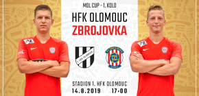 Zbrojovka zvl�dla vstup do MOL Cupu a p�ehr�la HFK Olomouc