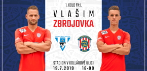 Za��n�me! Prvn�m soupe�em Zbrojovky je Vla�im