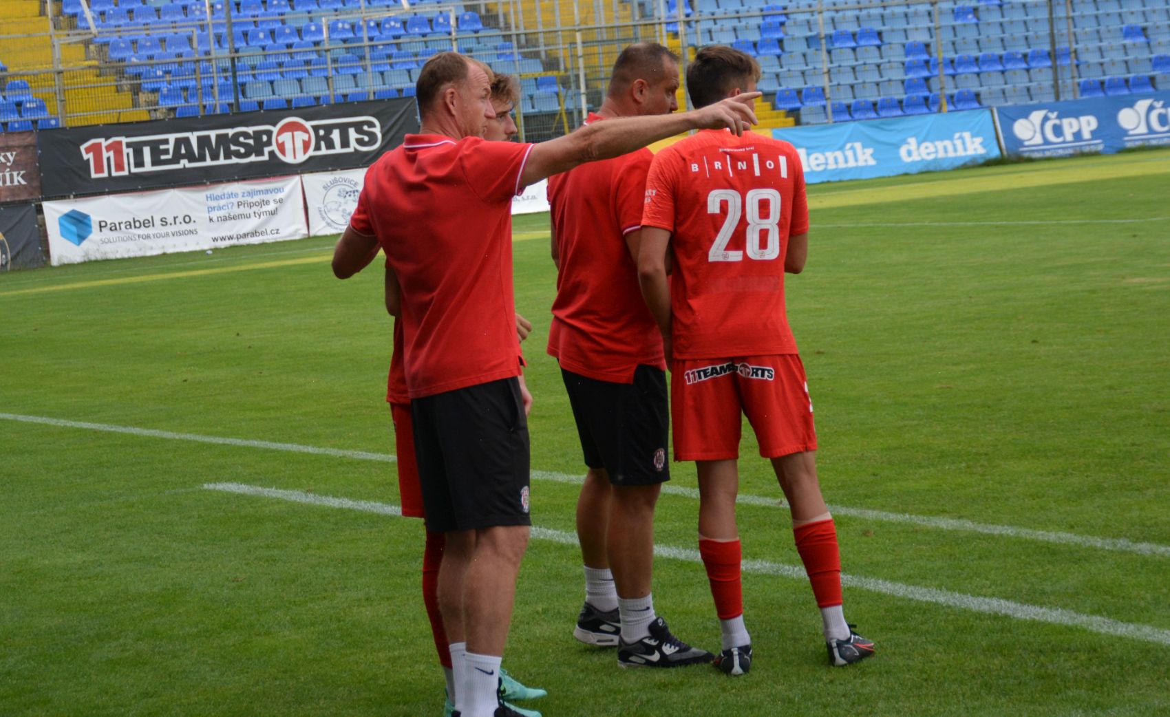 Tren�r Dost�lek po utk�n� s T�borskem