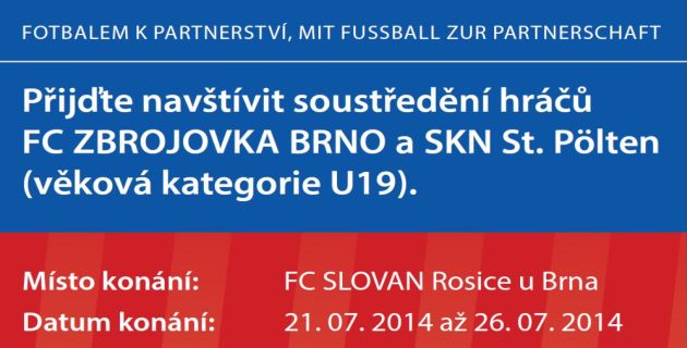 U19: Zbrojovku �ek� spole�n� soust�ed�n� se St. P�ltenem