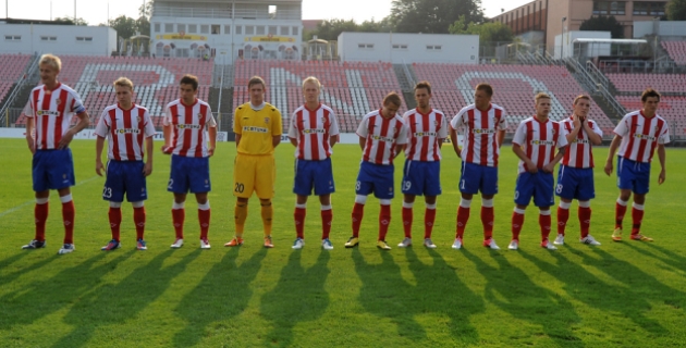 Luk� Matyska rozhodl duel juniorky se Spartou n�dhern�m g�lem