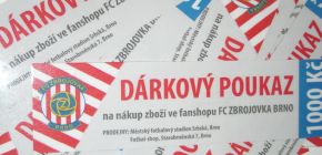 D�rkov� poukazy do Fanshopu jsou v prodeji od z�t�ka!