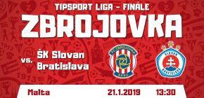 Zbrojovku dnes na Malt� �ek� fin�le Tipsport ligy, od 13:30 vyzve bratislavsk� Slovan