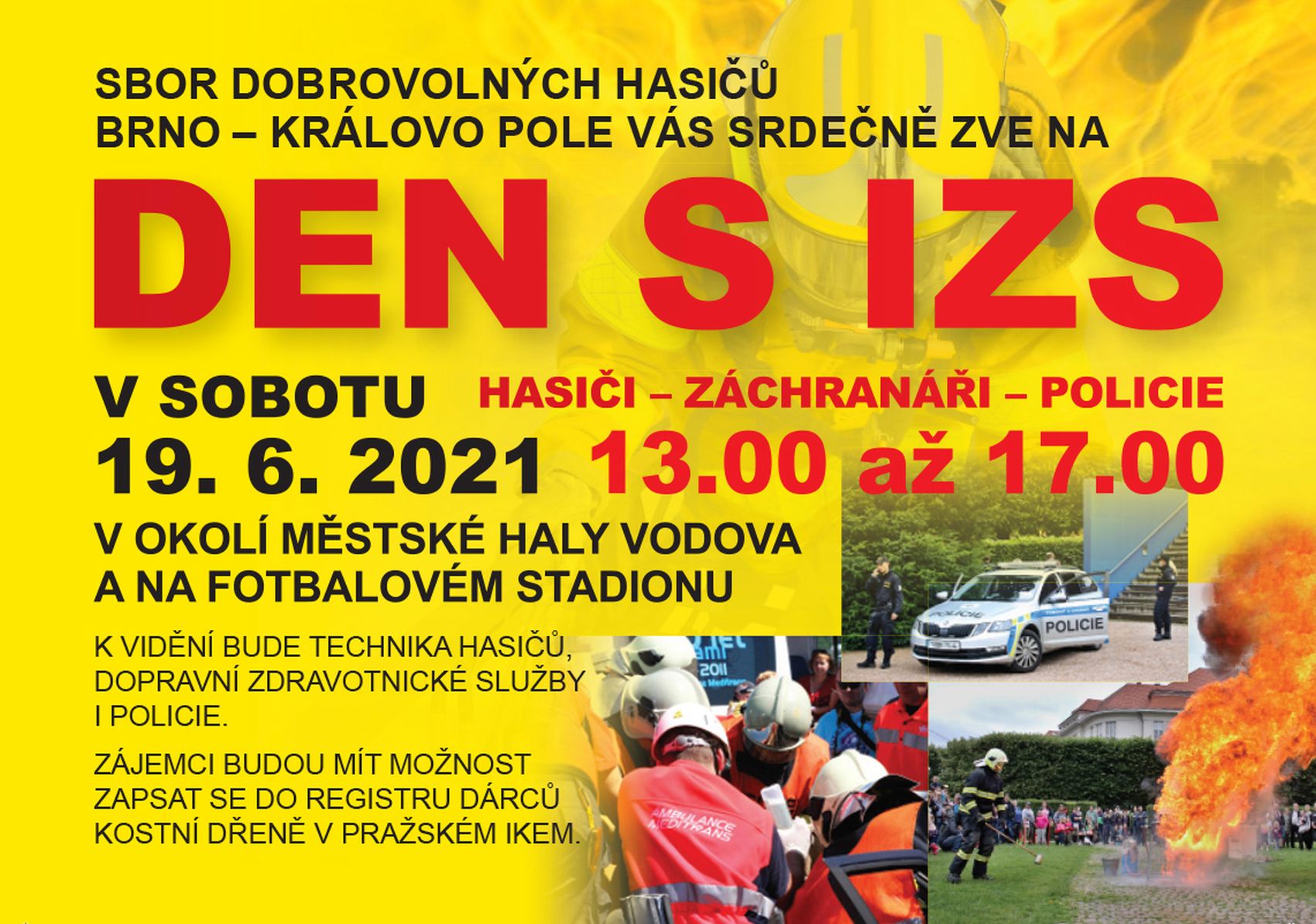 V sobotu prob�hne na stadionu Den s Integrovan�m z�chrann�m syst�mem