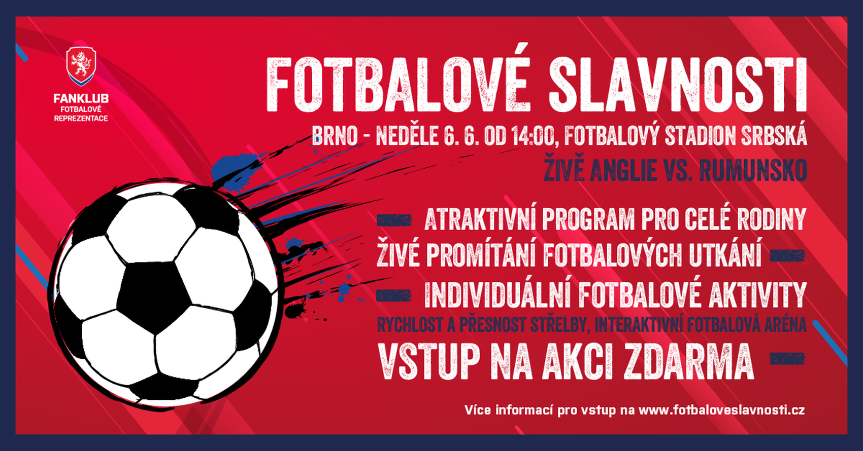 Fanou�ci mohou ladit formu na EURO d�ky Fotbalov�m slavnostem